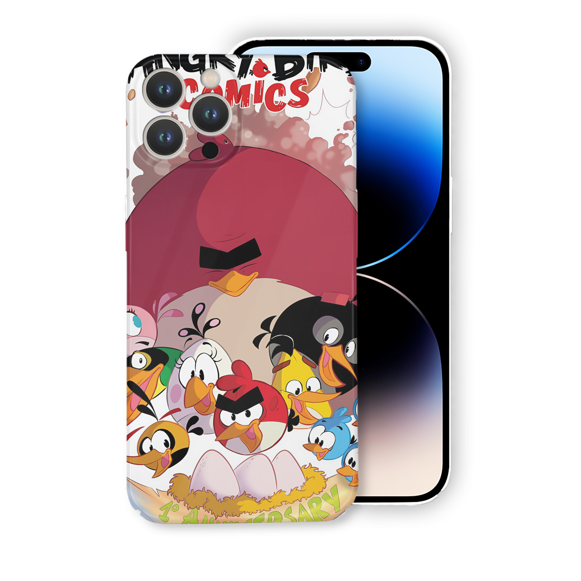 （画像用） Angry Birds アングリーバード 【iPhone 14シリーズ対応】ハードケース